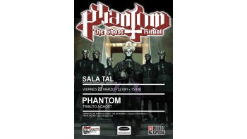 Phantom tributo a ghost en sala tal