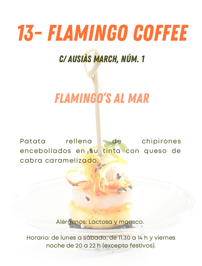 XI Ruta de la tapa: 13 - Flamingo Coffee
