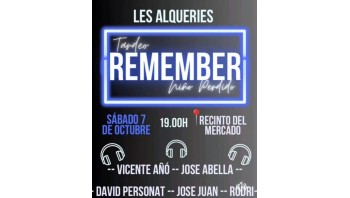 Tardeo remember - Sábado 7