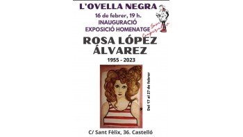 Exposición homenaje a Rosa López Álvarez 